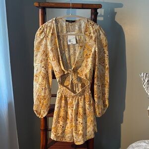 Forever 21 Paisley Print Romper